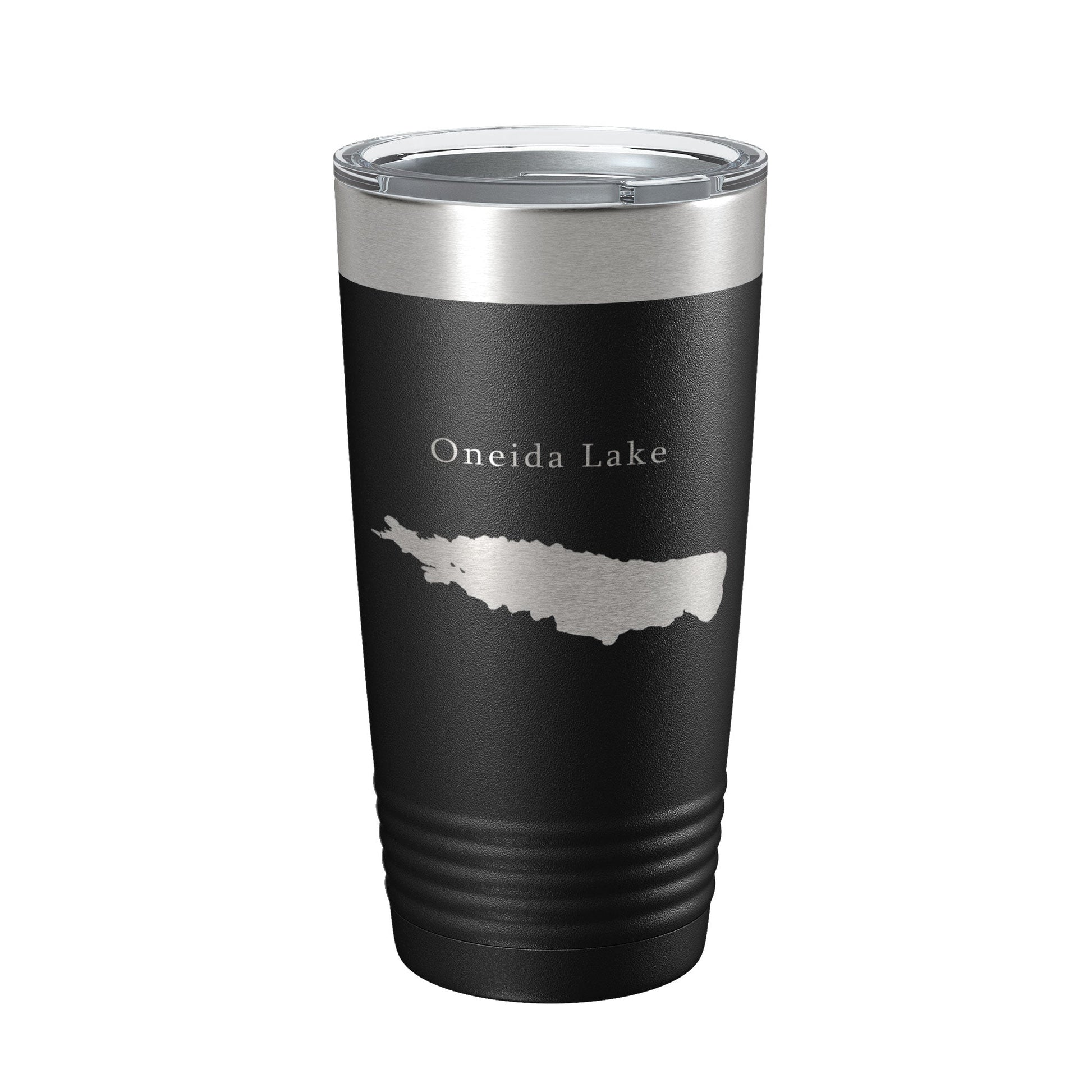 Oneida Lake Map Tumbler Travel Mug Insulated Laser Engraved Coffee Cup New York 20 oz-0
