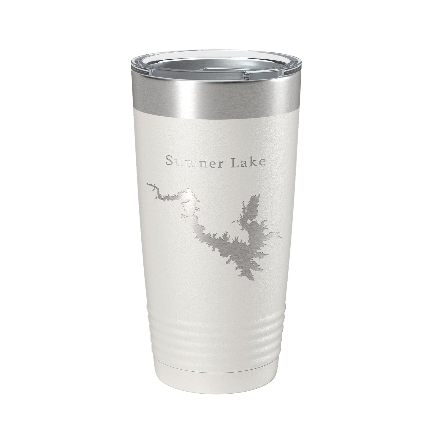 Sumner Lake Map Tumbler Travel Mug Insulated Laser Engraved Coffee Cup New Mexico 20 oz-7
