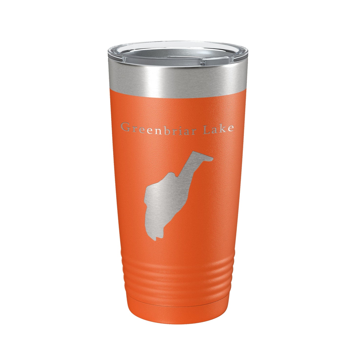 Greenbriar Lake Map Tumbler Travel Mug Insulated Laser Engraved Coffee Cup Maryland 20 oz-17