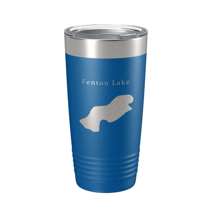 Fenton Lake Map Tumbler Travel Mug Insulated Laser Engraved Coffee Cup New Mexico 20 oz-6