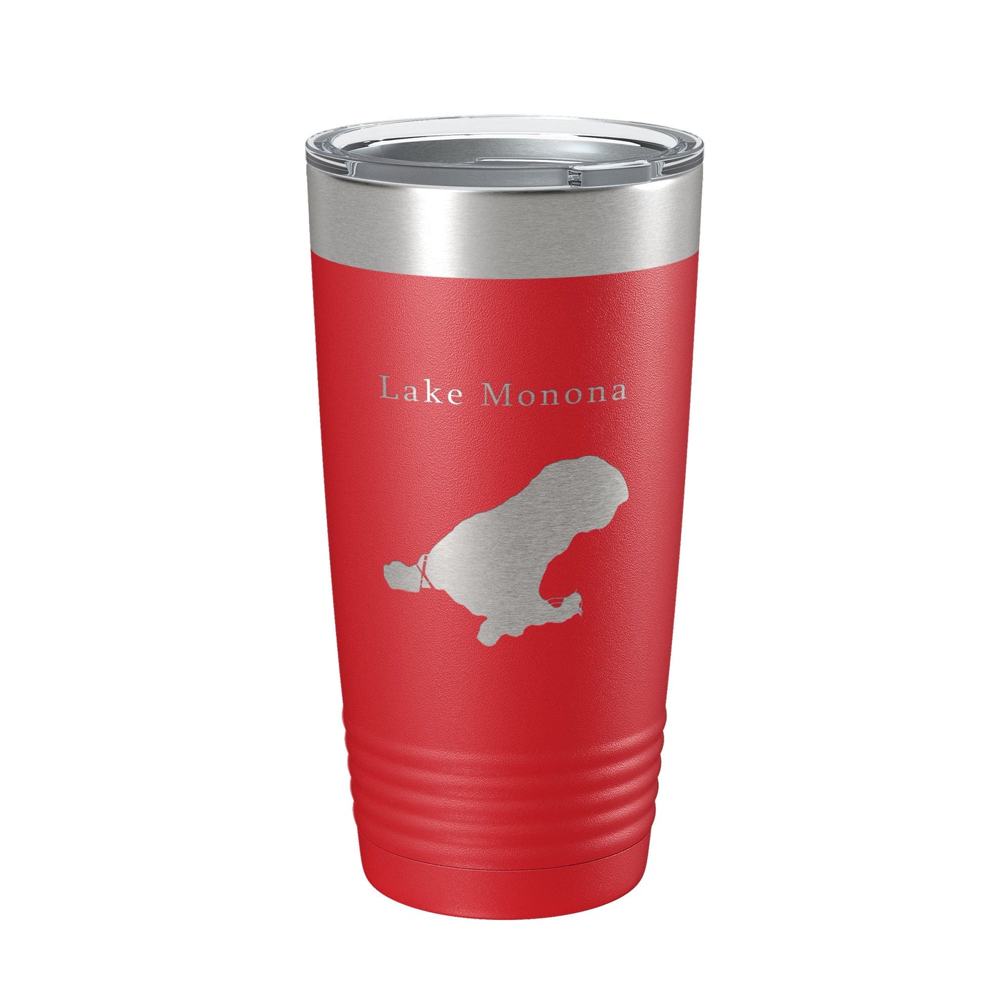 Lake Monona Map Tumbler Travel Mug Insulated Laser Engraved Coffee Cup Wisconsin 20 oz-10