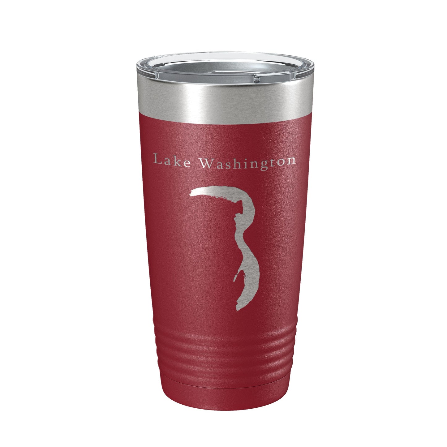 Lake Washington Map Tumbler Travel Mug Insulated Laser Engraved Coffee Cup Mississippi 20 oz-18