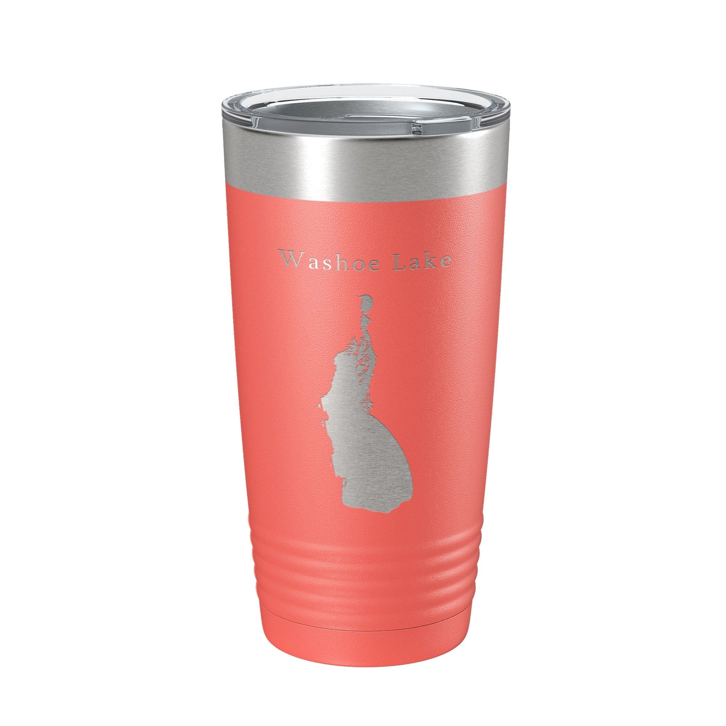 Washoe Lake Map Tumbler Travel Mug Insulated Laser Engraved Coffee Cup Nevada 20 oz-20