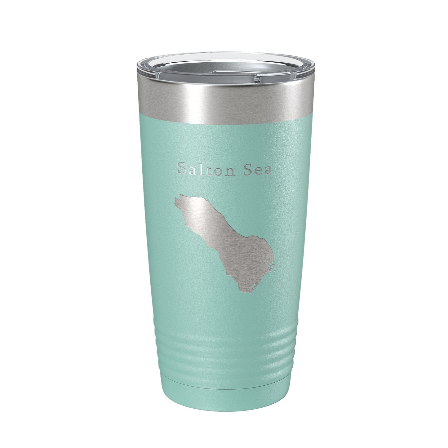 Salton Sea Tumbler Lake Map Travel Mug Insulated Laser Engraved Coffee Cup California 20 oz-12