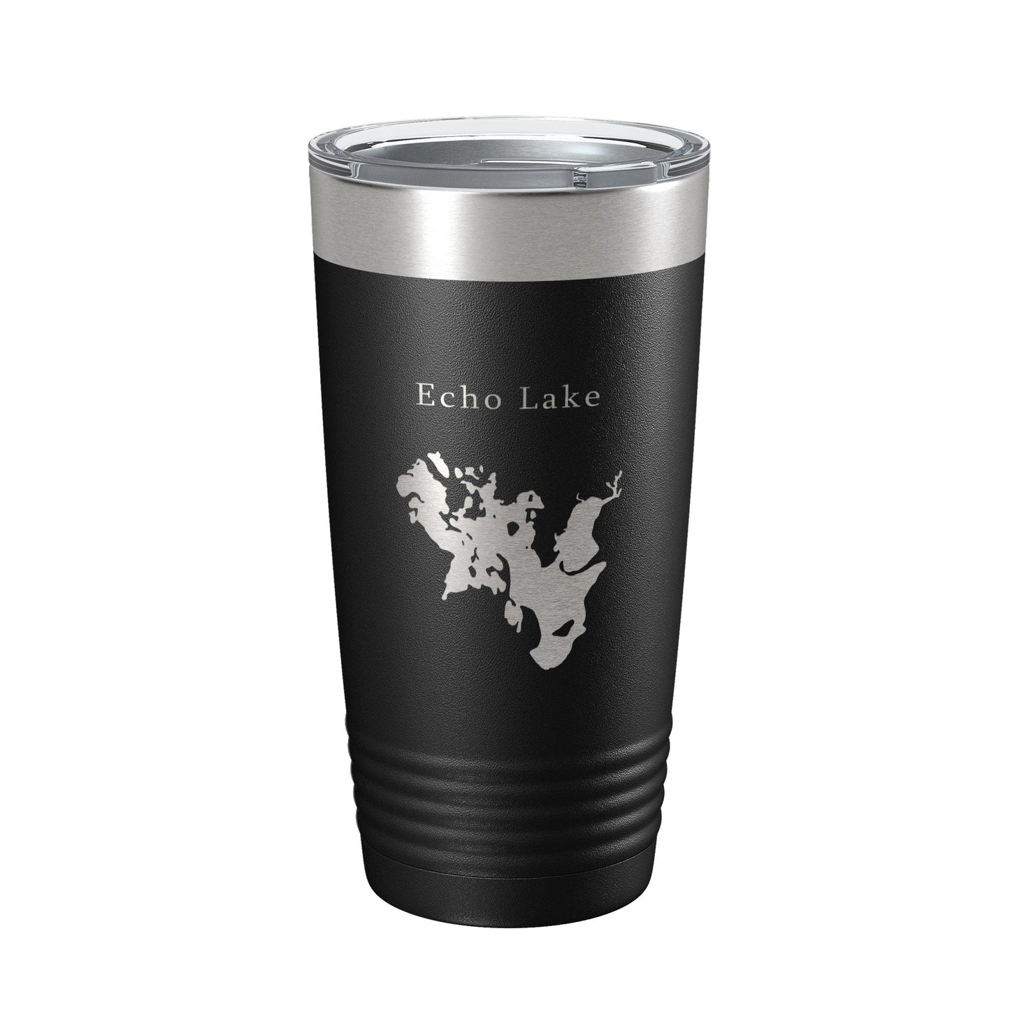 Echo Lake Map Tumbler Travel Mug Insulated Laser Engraved Coffee Cup Montana 20 oz-5