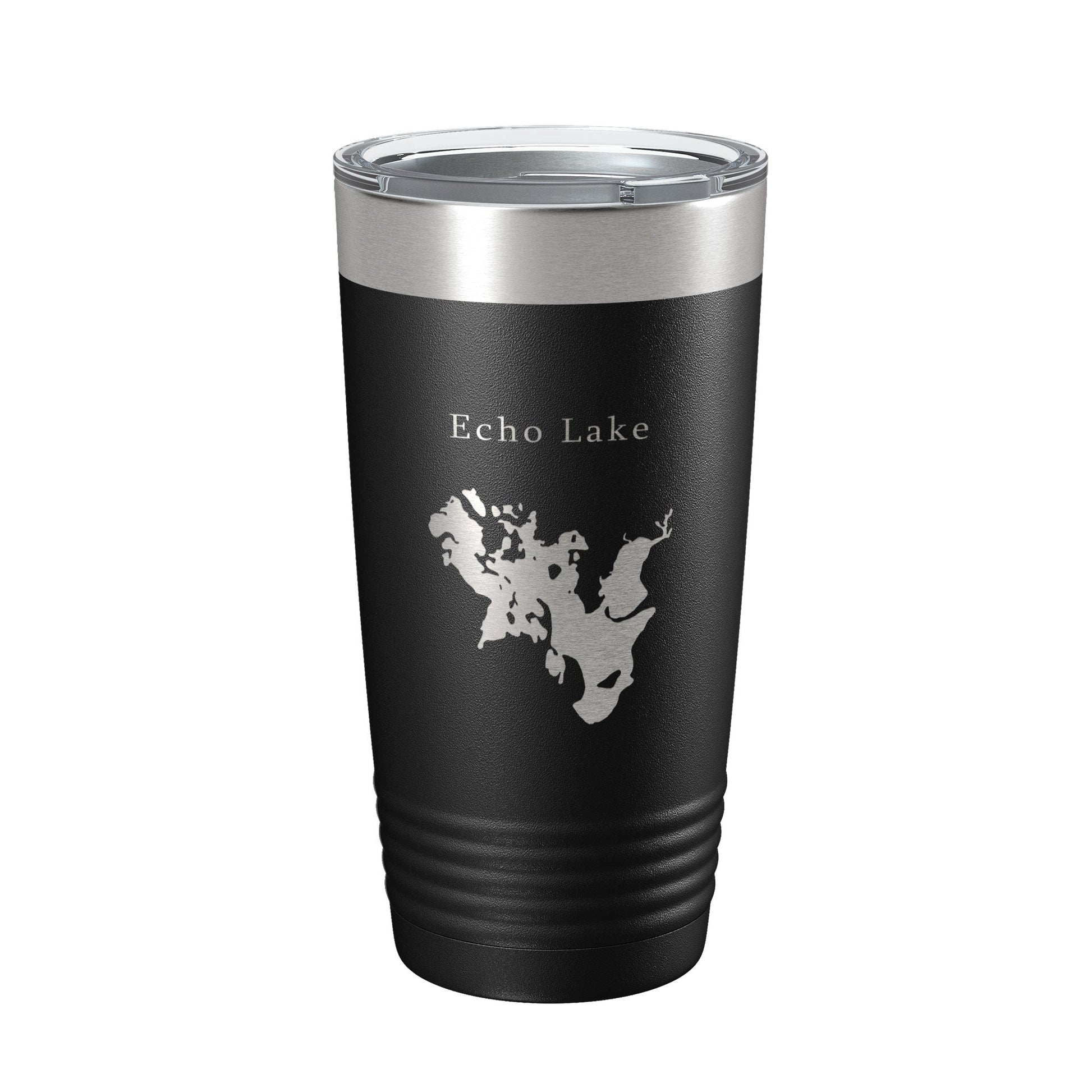 Echo Lake Map Tumbler Travel Mug Insulated Laser Engraved Coffee Cup Montana 20 oz-5