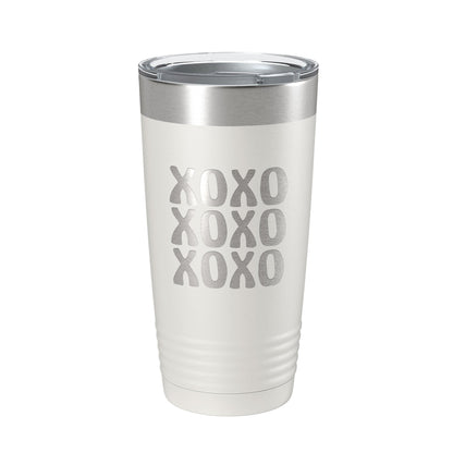 XOXO Tumbler Hugs And Kisses Travel Mug Insulated Laser Engraved Coffee Cup 20 oz-7