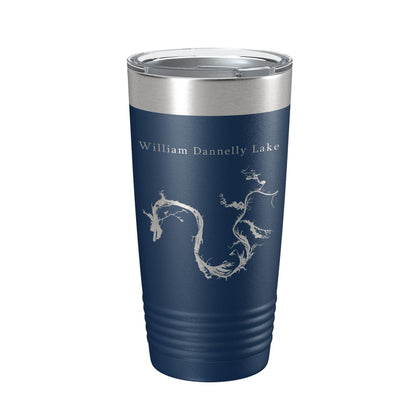William Bill Dannelly Reservoir Tumbler Lake Map Travel Mug Insulated Laser Engraved Coffee Cup Millers Ferry Alabama 20 oz-8