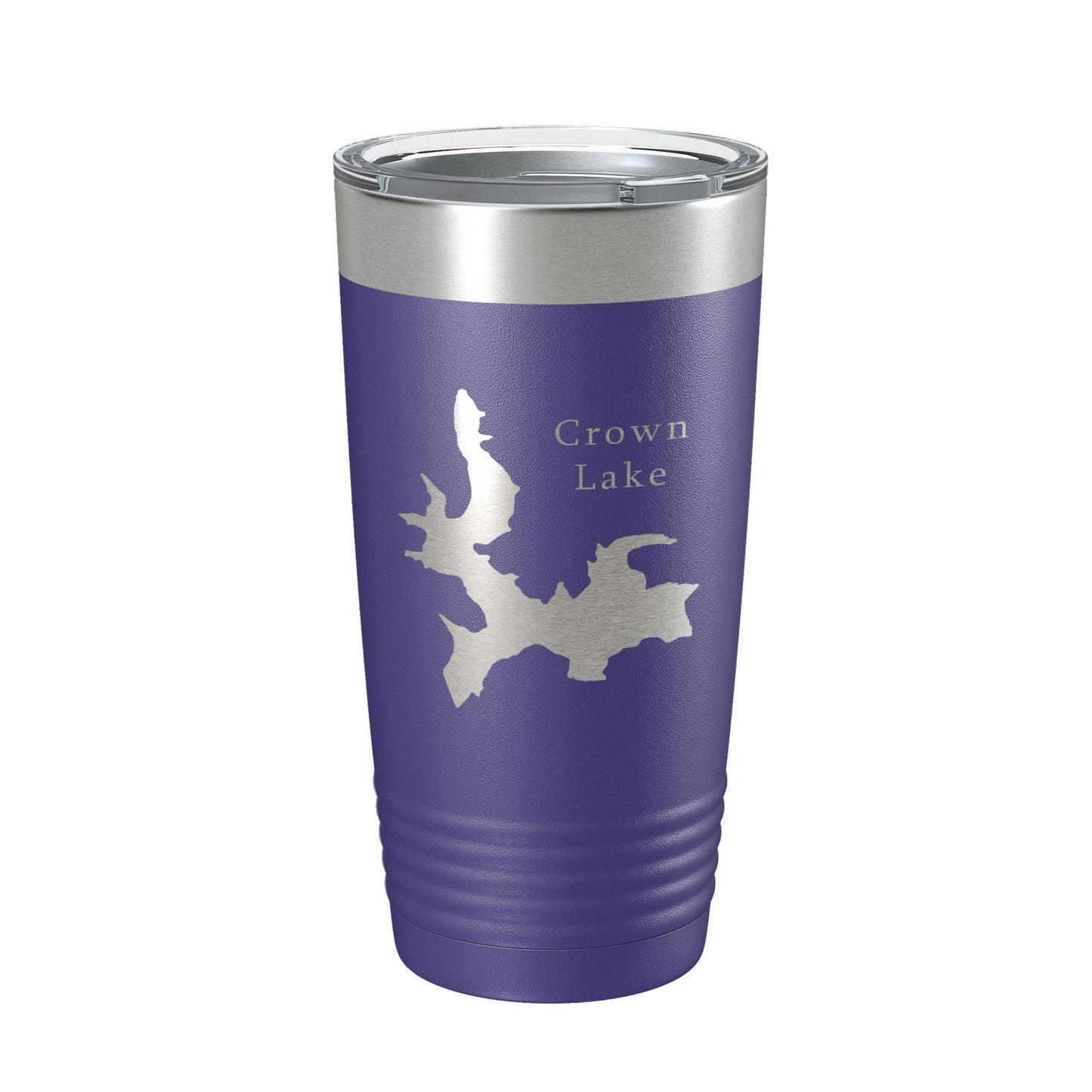 Crown Lake Map Tumbler Travel Mug Insulated Laser Engraved Coffee Cup Arkansas 20 oz-15