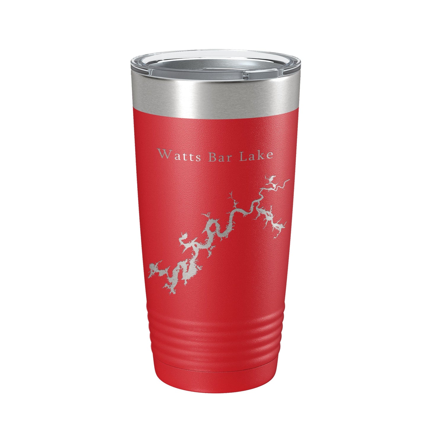 Watts Bar Lake Map Tumbler Travel Mug Insulated Laser Engraved Coffee Cup Tennessee 20 oz-10