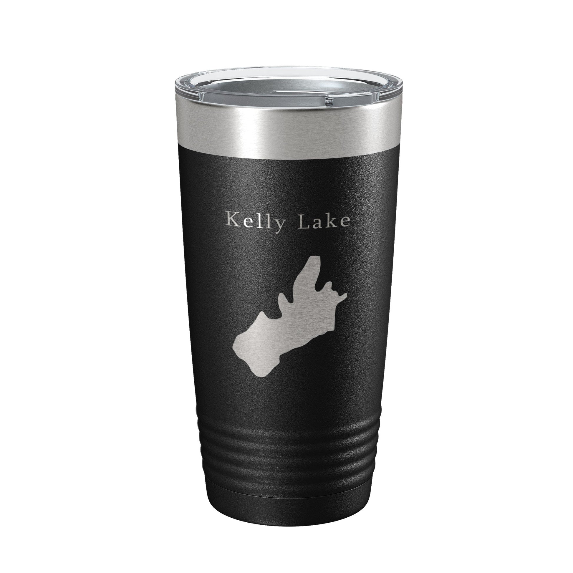 Kelly Lake Map Tumbler Travel Mug Insulated Laser Engraved Coffee Cup California 20 oz-0