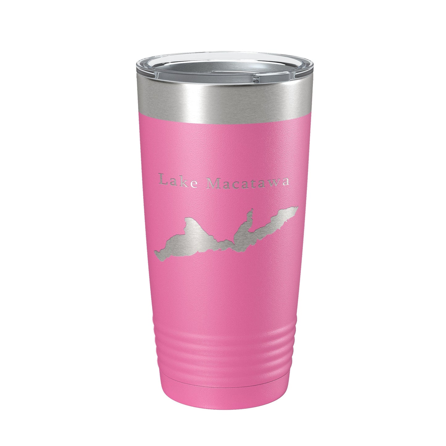 Lake Macatawa Map Tumbler Travel Mug Insulated Laser Engraved Coffee Cup Michigan 20 oz-11