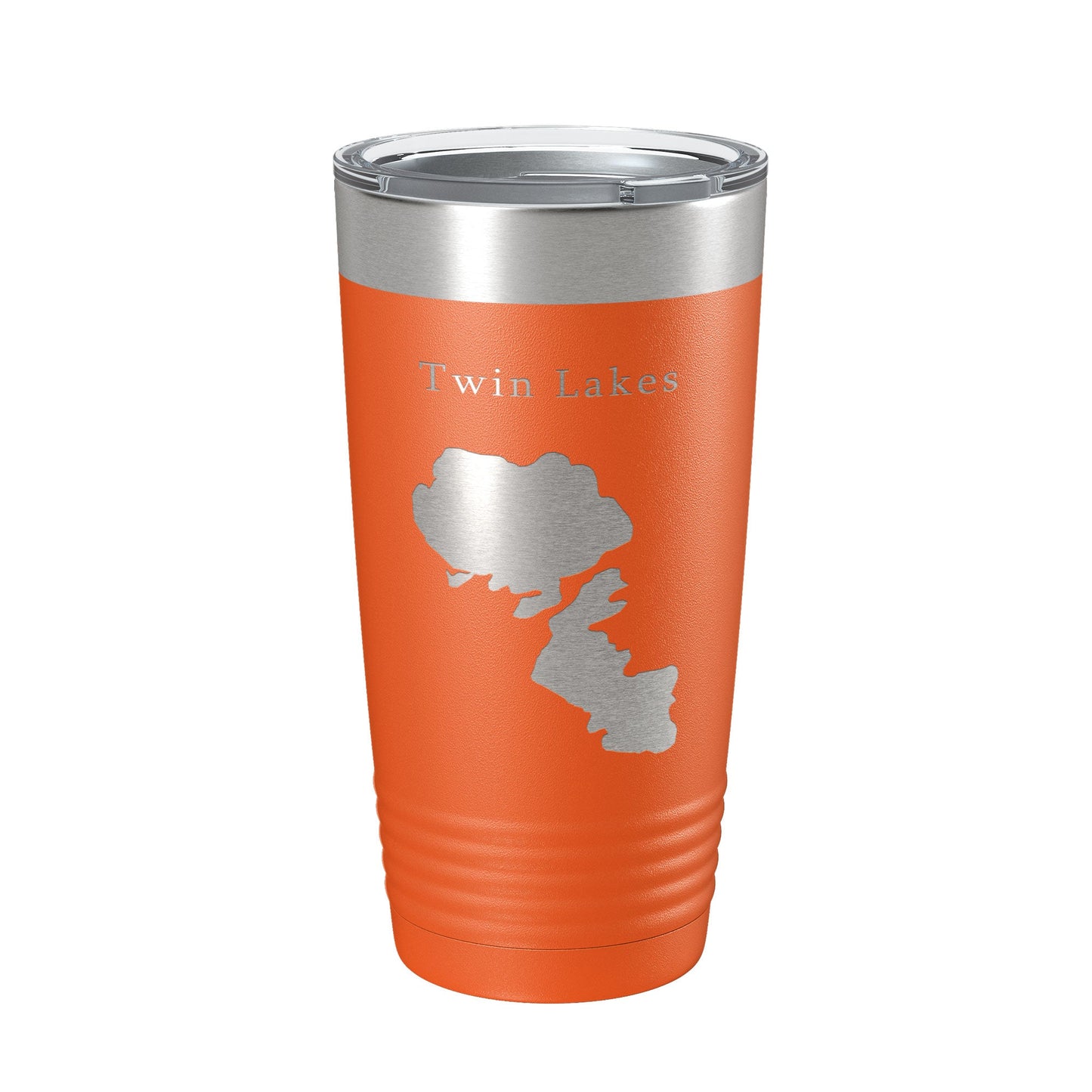 Twin Lakes Map Tumbler Travel Mug Insulated Laser Engraved Coffee Cup Idaho 20 oz-17