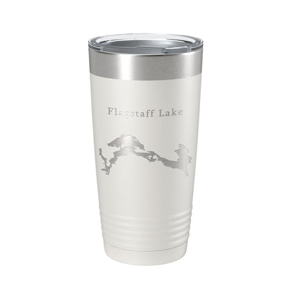 Flagstaff Lake Map Tumbler Travel Mug Insulated Laser Engraved Coffee Cup Maine 20 oz-7
