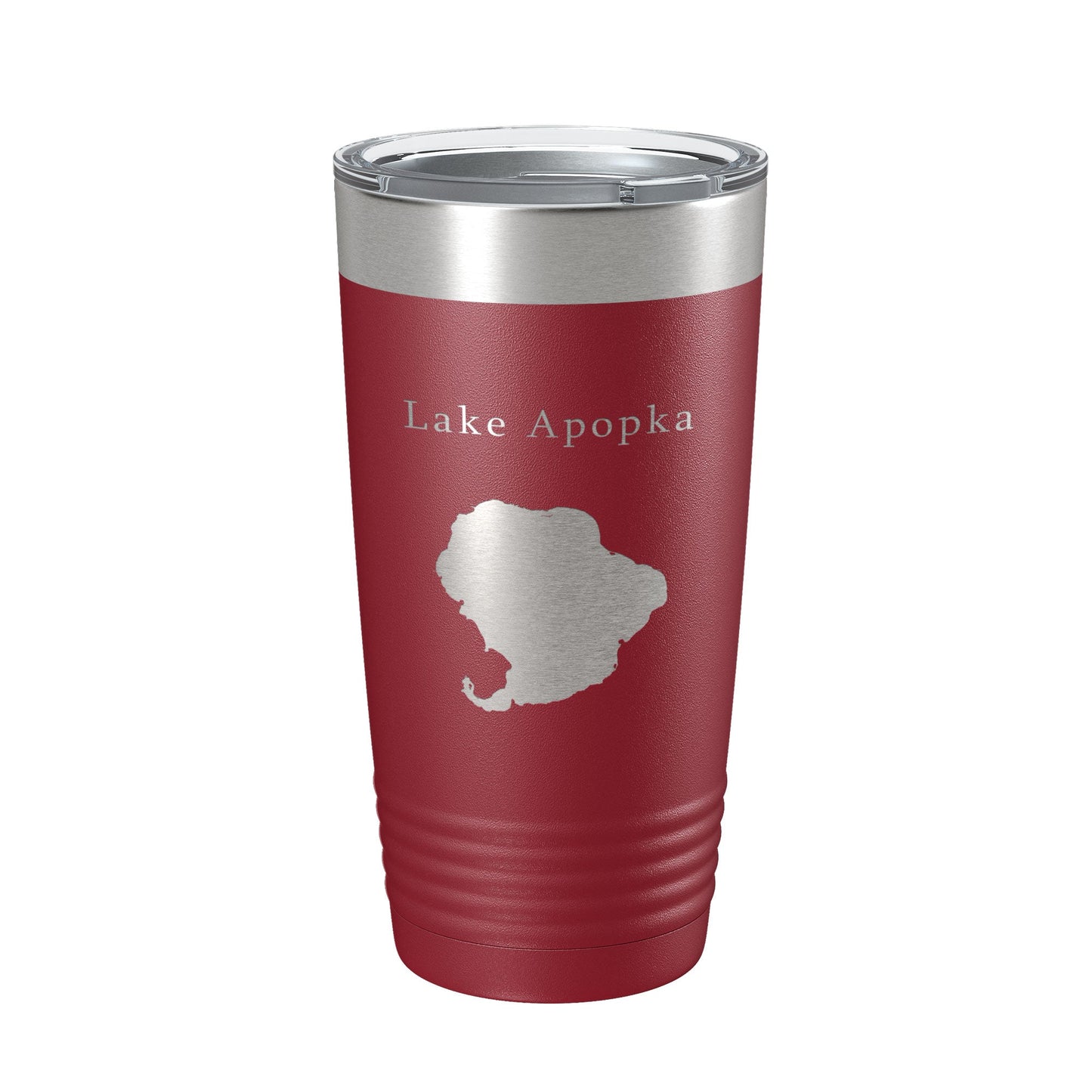 Lake Apopka Map Tumbler Travel Mug Insulated Laser Engraved Coffee Cup Florida 20 oz-18