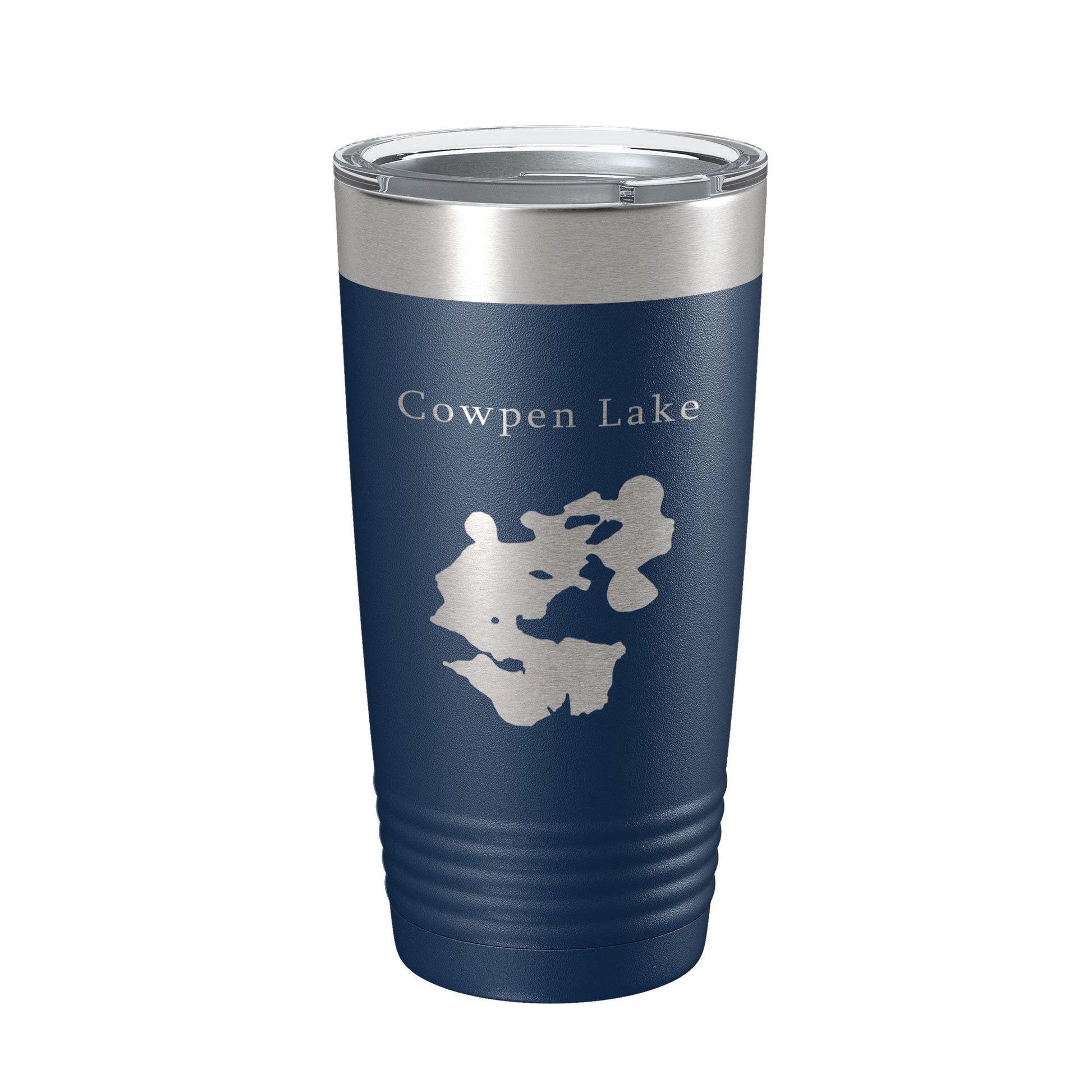 Cowpen Lake Map Tumbler Travel Mug Insulated Laser Engraved Coffee Cup Florida 20 oz-2