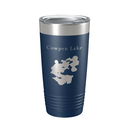 Cowpen Lake Map Tumbler Travel Mug Insulated Laser Engraved Coffee Cup Florida 20 oz-8