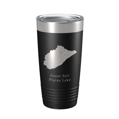 Great Salt Plains Lake Map Tumbler Travel Mug Insulated Laser Engraved Coffee Cup Oklahoma 20 oz-5
