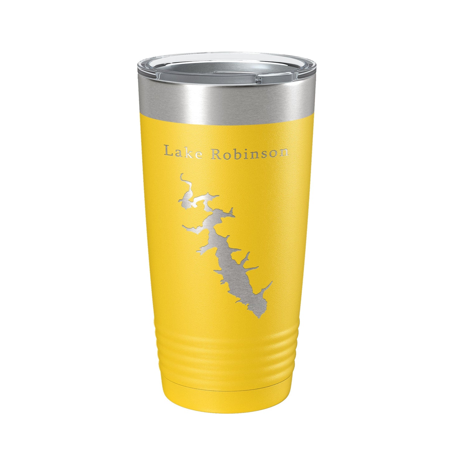 Lake Robinson Map Tumbler Travel Mug Insulated Laser Engraved Coffee Cup South Carolina 20 oz-4