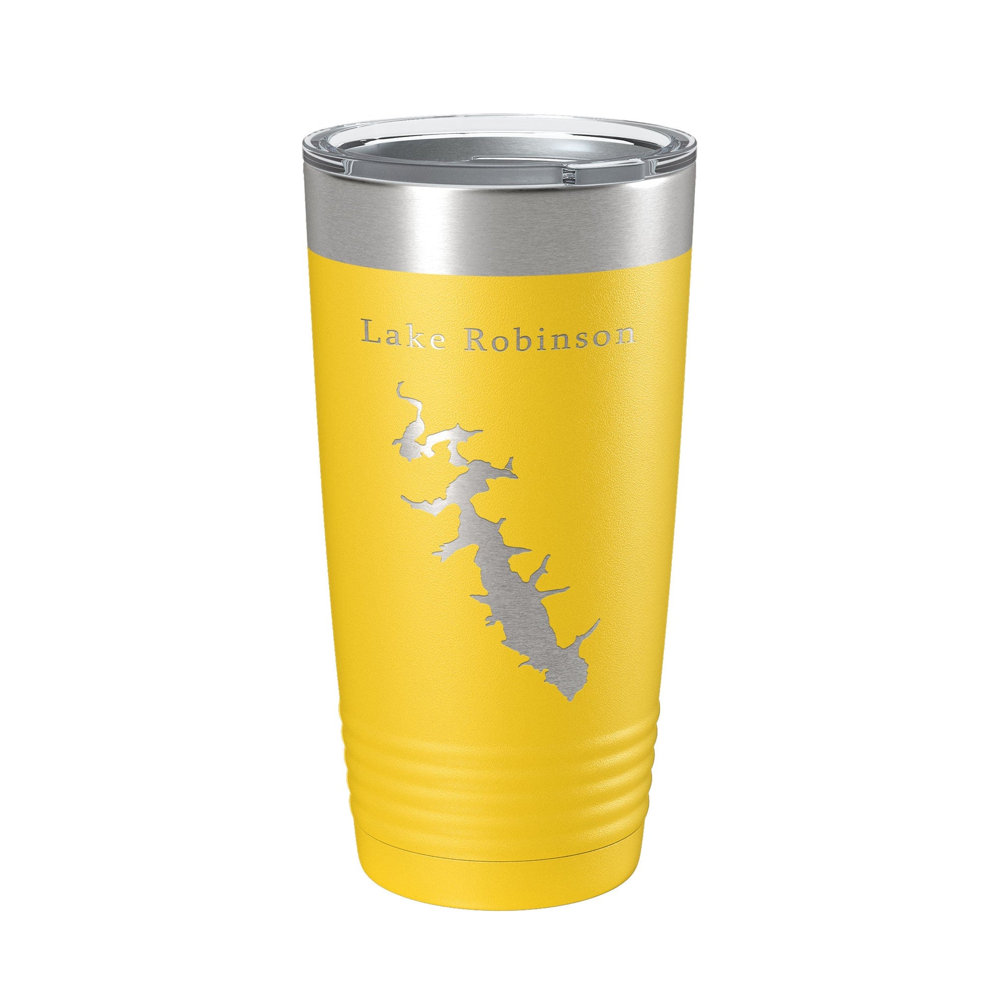 Lake Robinson Map Tumbler Travel Mug Insulated Laser Engraved Coffee Cup South Carolina 20 oz-4