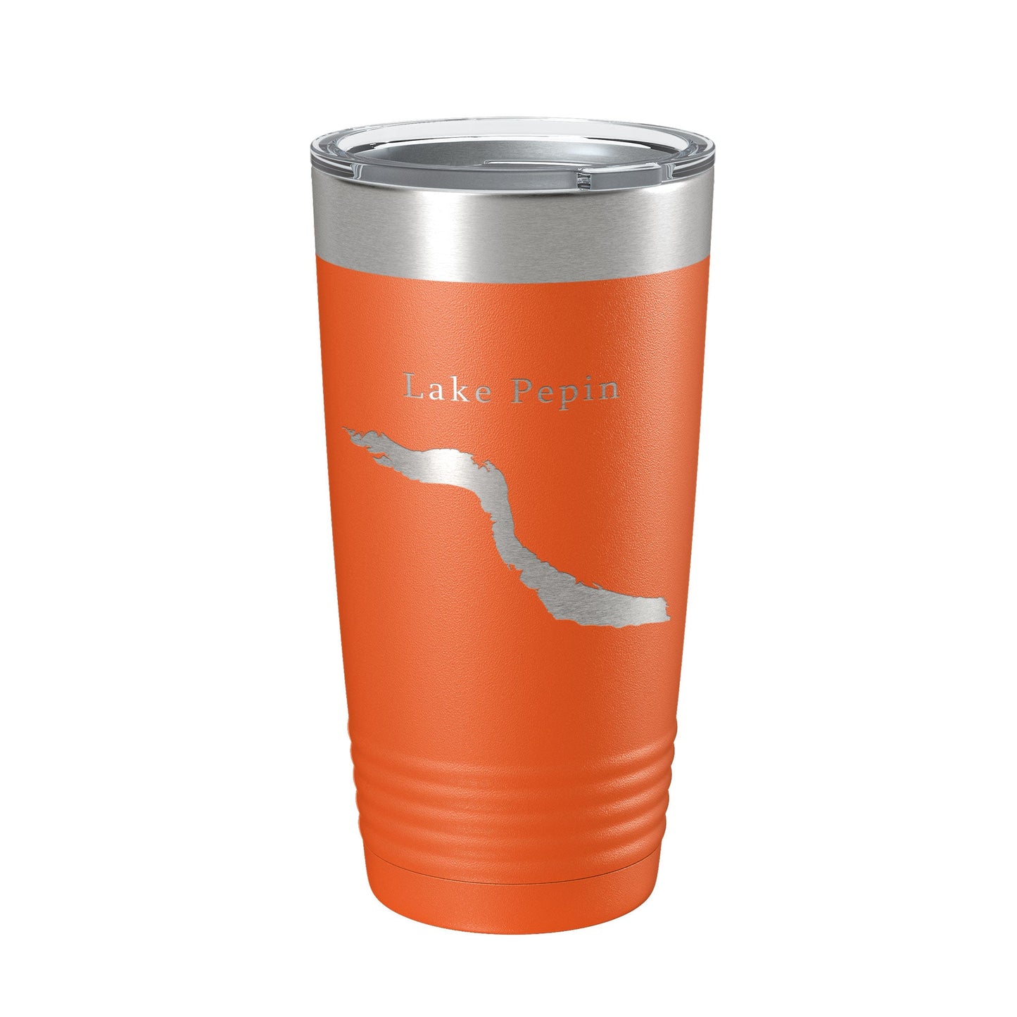 Lake Pepin Map Tumbler Travel Mug Insulated Laser Engraved Coffee Cup Minnesota Wisconsin 20 oz-17