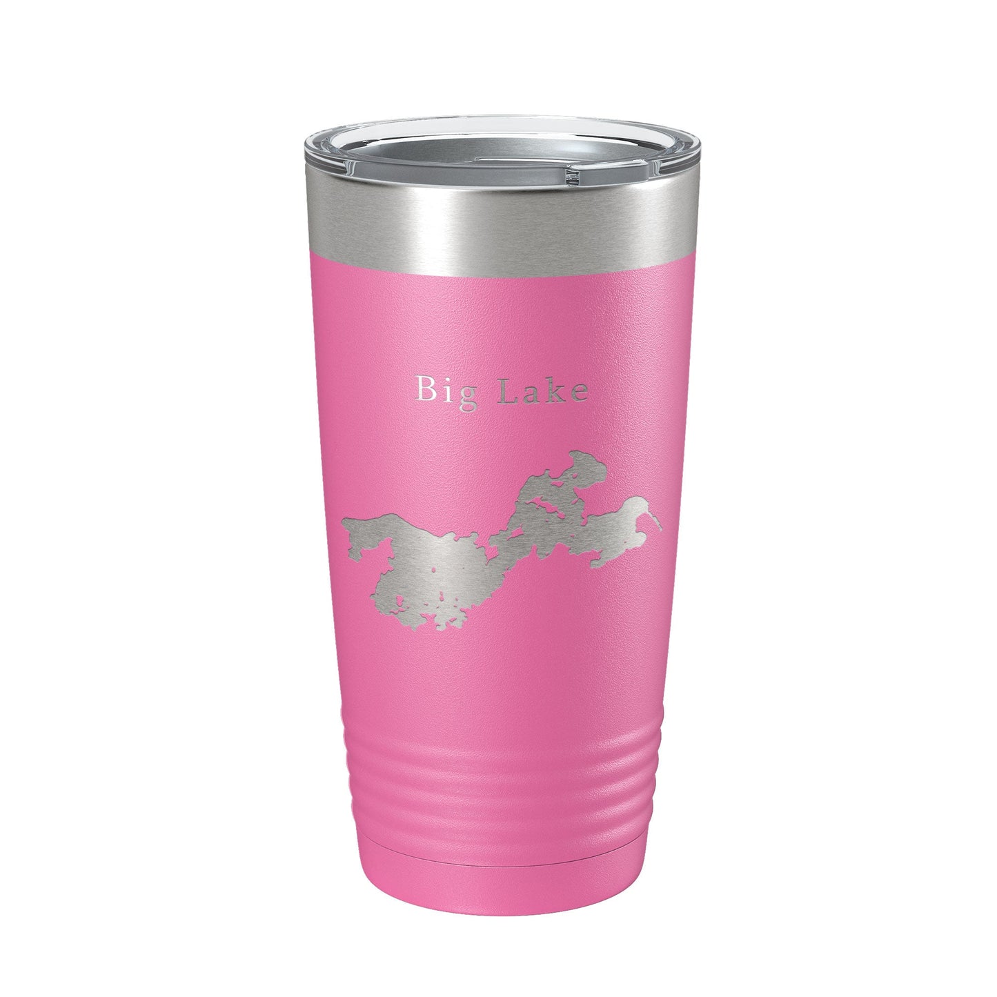 Big Lake Map Tumbler Travel Mug Insulated Laser Engraved Coffee Cup Alaska 20 oz-11