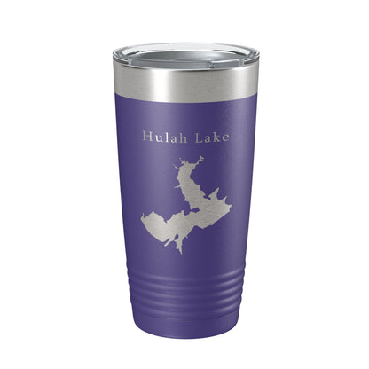 Hulah Lake Map Tumbler Travel Mug Insulated Laser Engraved Coffee Cup Oklahoma 20 oz-15