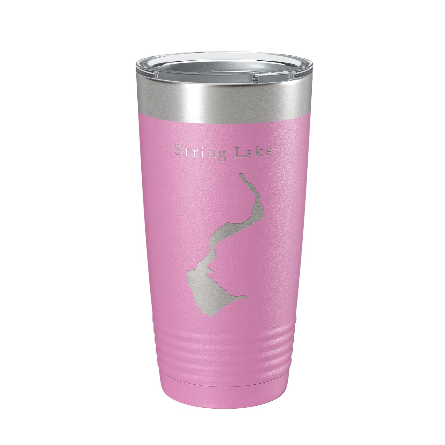 String Lake Map Tumbler Travel Mug Insulated Laser Engraved Coffee Cup Grand Teton Wyoming 20 oz-14