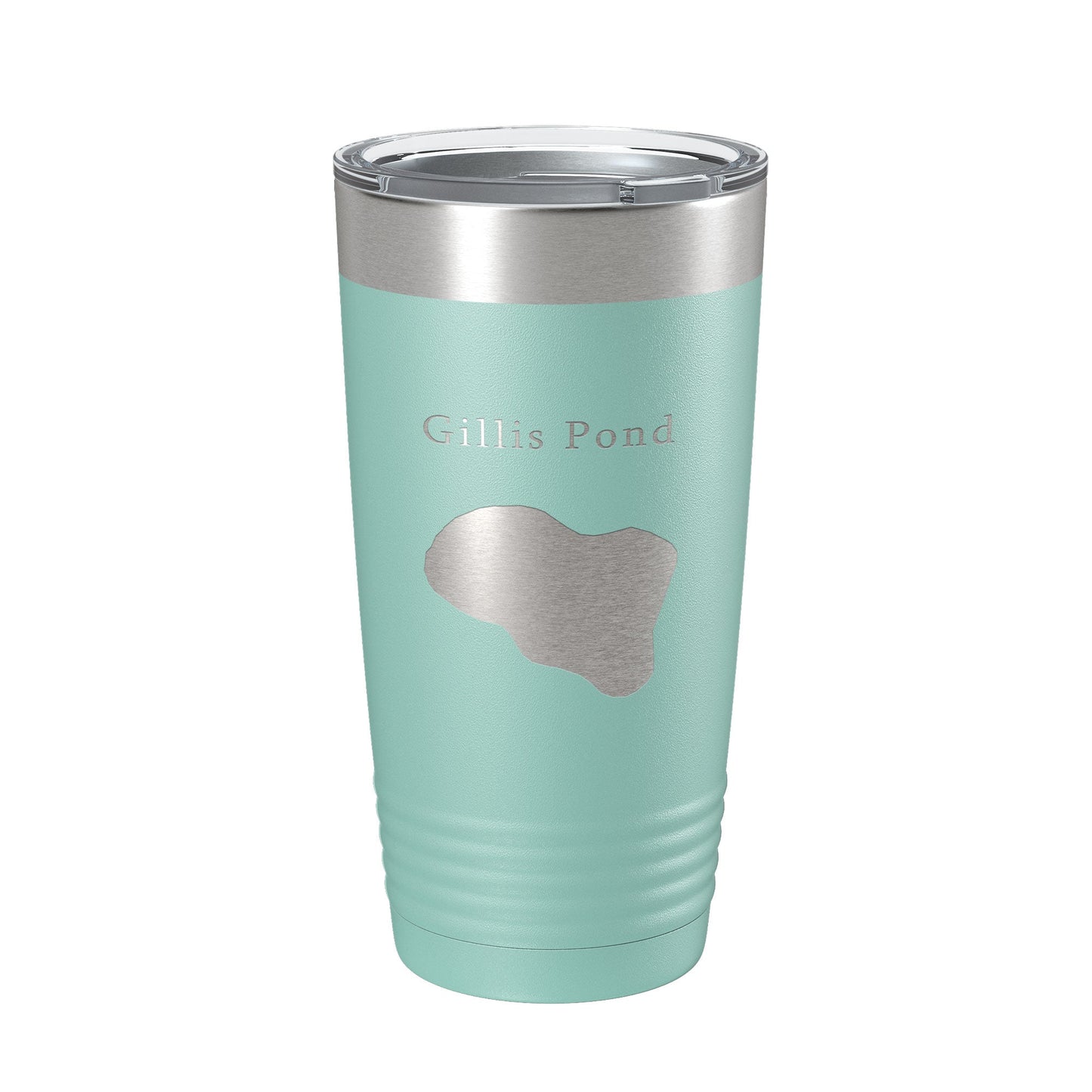Gillis Pond Tumbler Lake Map Travel Mug Insulated Laser Engraved Coffee Cup Florida 20 oz-12