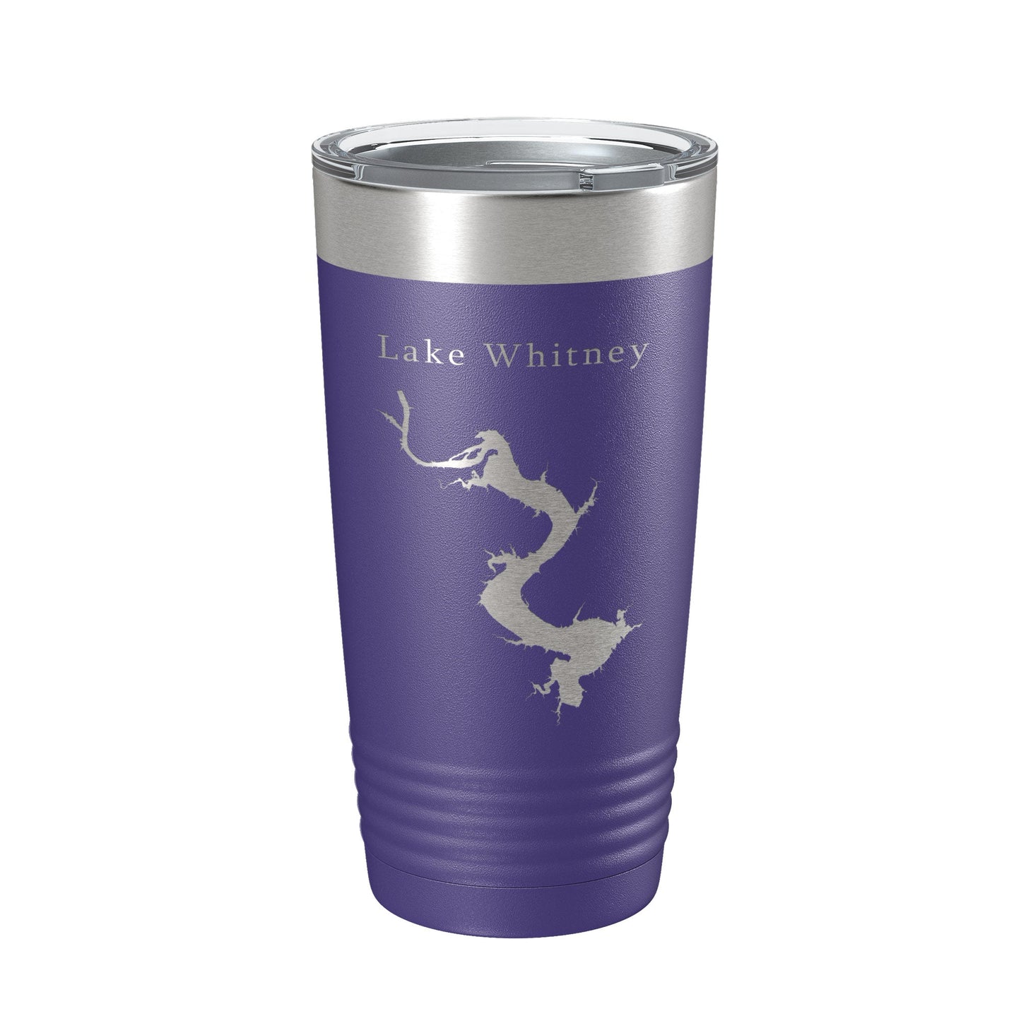 Lake Whitney Map Tumbler Travel Mug Insulated Laser Engraved Coffee Cup Texas 20 oz-15