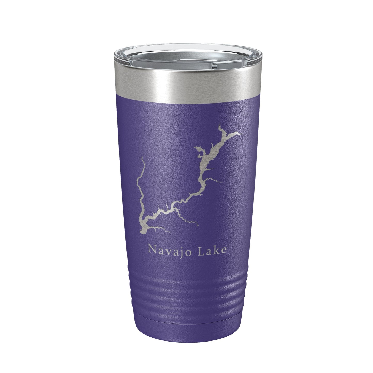 Navajo Lake Map Tumbler Travel Mug Insulated Laser Engraved Coffee Cup New Mexico Colorado 20 oz-15