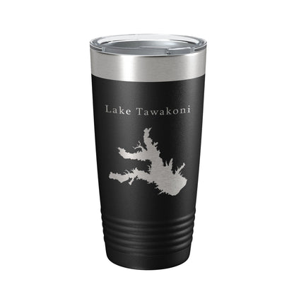 Lake Tawakoni Map Tumbler Travel Mug Insulated Laser Engraved Coffee Cup Texas 20 oz-5