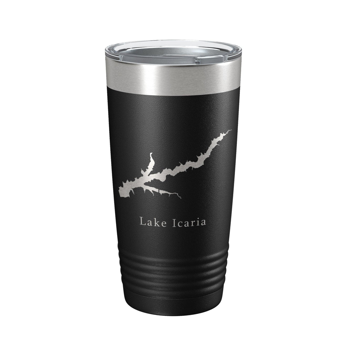 Lake Icaria Map Tumbler Travel Mug Insulated Laser Engraved Coffee Cup Iowa 20 oz-5