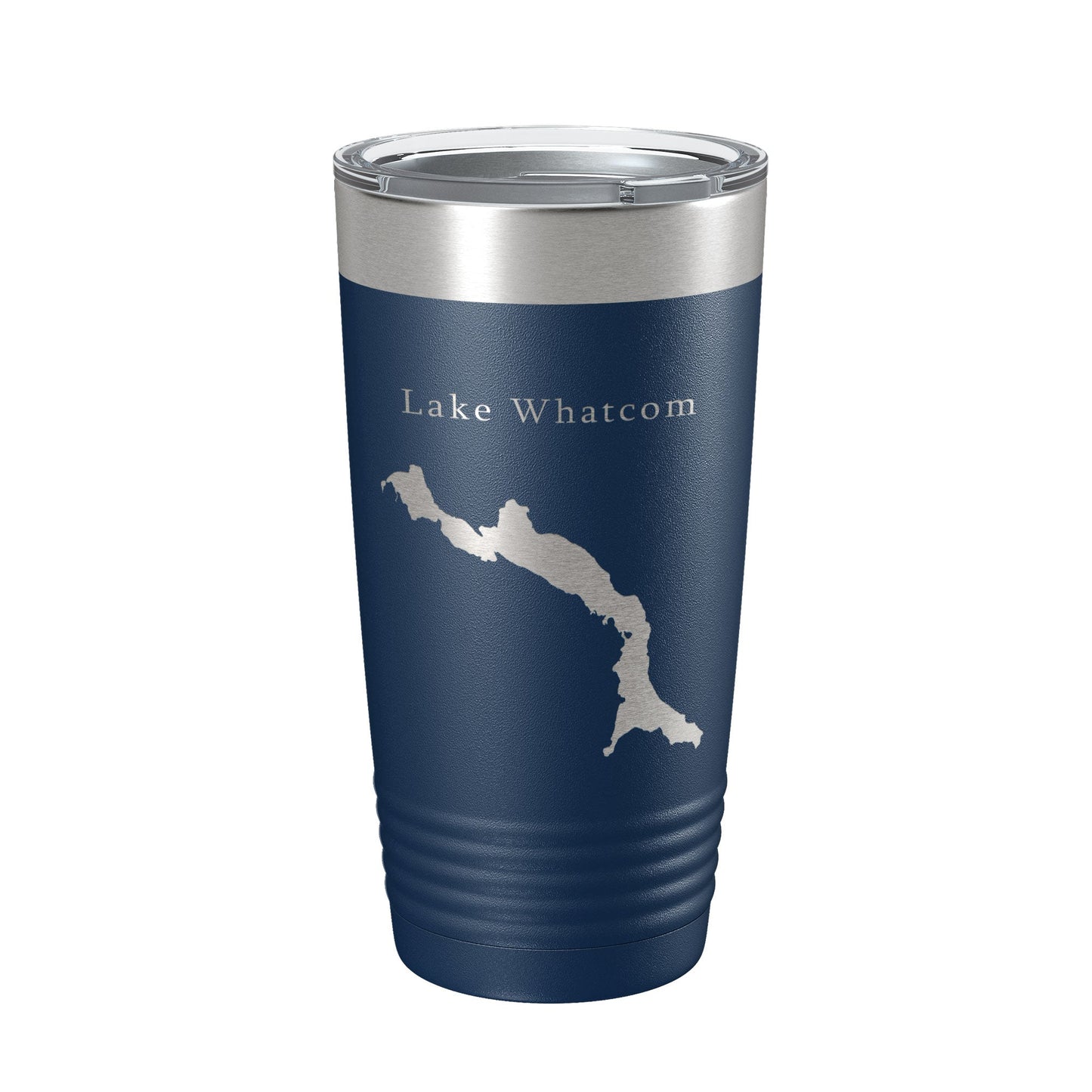 Lake Whatcom Map Tumbler Travel Mug Insulated Laser Engraved Coffee Cup Washington 20 oz-8