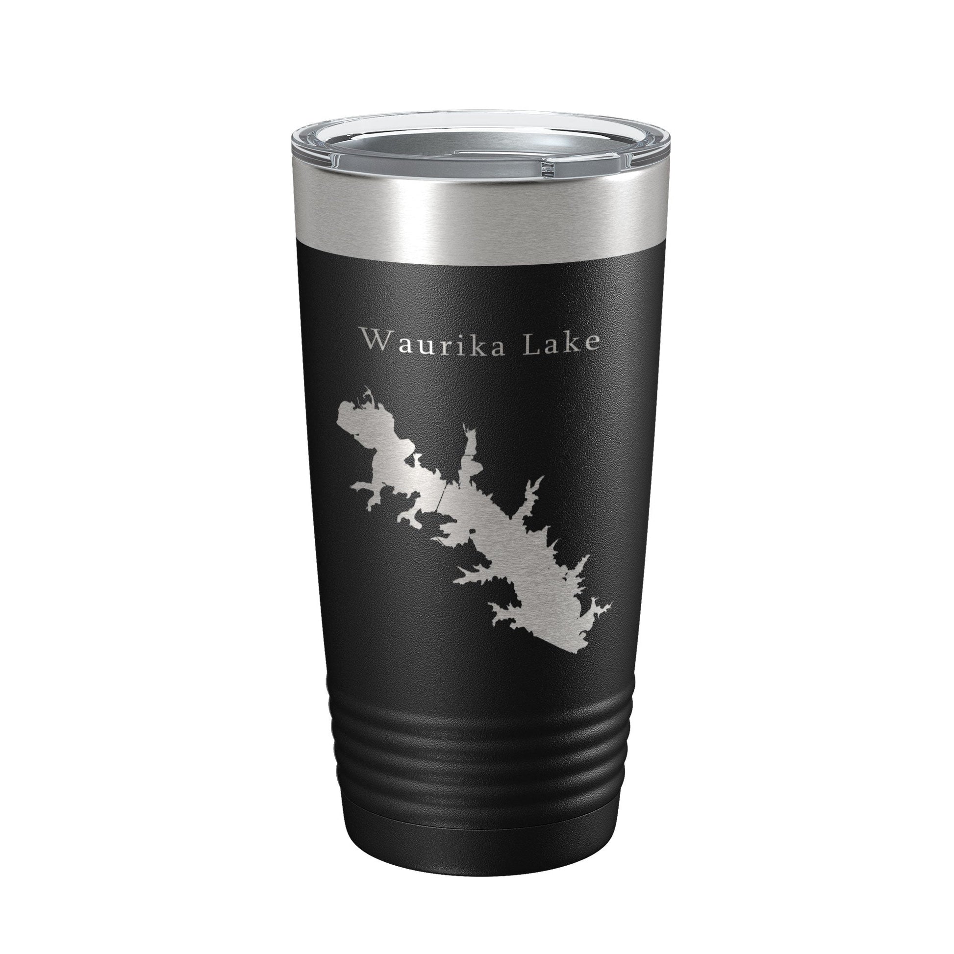 Waurika Lake Map Tumbler Travel Mug Insulated Laser Engraved Coffee Cup Oklahoma 20 oz-5