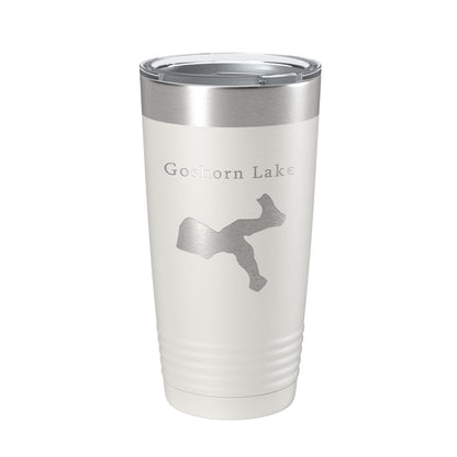 Goshorn Lake Map Tumbler Travel Mug Insulated Laser Engraved Coffee Cup Michigan 20 oz-7