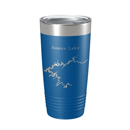 Boone Lake Map Tumbler Travel Mug Insulated Laser Engraved Coffee Cup Tennessee 20 oz-6