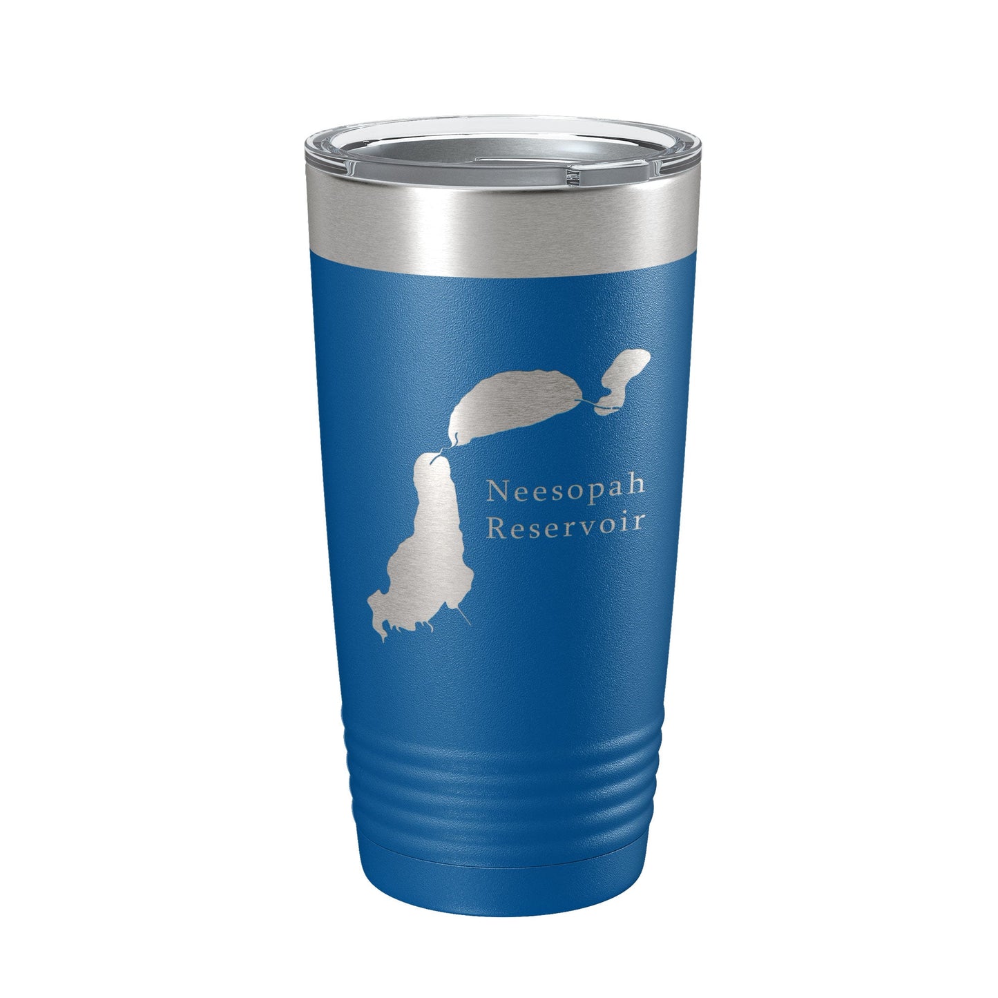 Neesopah Reservoir Tumbler Lake Map Travel Mug Insulated Laser Engraved Coffee Cup Colorado 20 oz-6