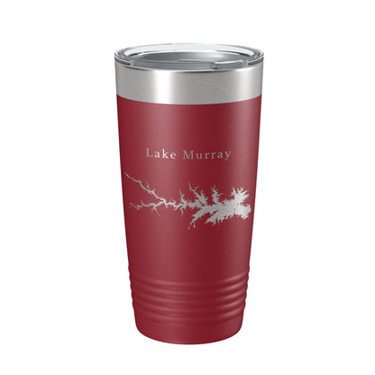 Lake Murray Map Tumbler Travel Mug Insulated Laser Engraved Coffee Cup South Carolina 20 oz-18