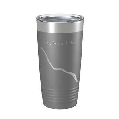 Big Stone Lake Map Tumbler Travel Mug Insulated Laser Engraved Coffee Cup South Dakota Minnesota 20 oz-16