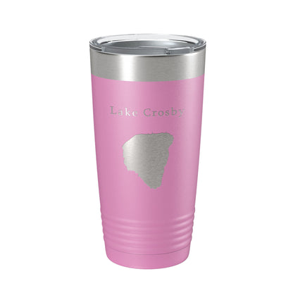 Lake Crosby Map Tumbler Travel Mug Insulated Laser Engraved Coffee Cup Florida 20 oz-14