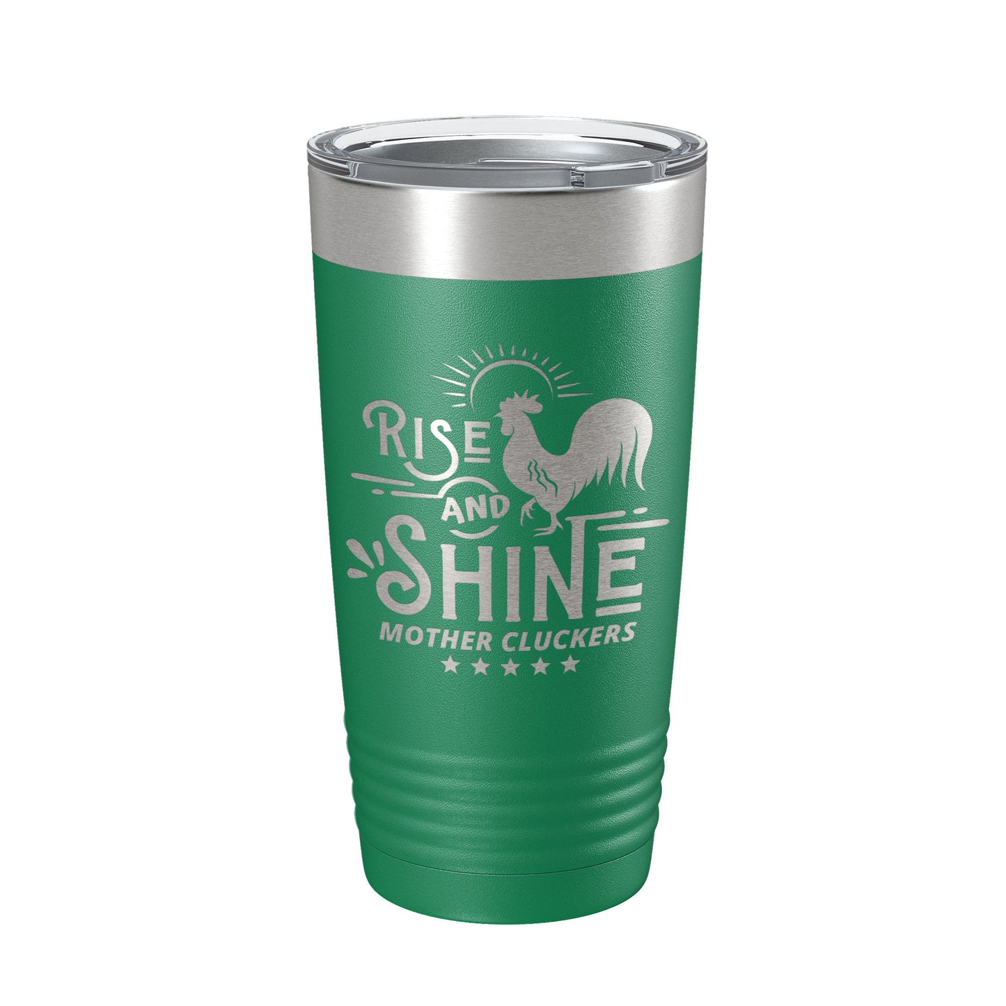 Rise And Shine Mother Cluckers Tumbler Funny Travel Mug Gift Insulated Laser Engraved Coffee Cup 20 oz-9