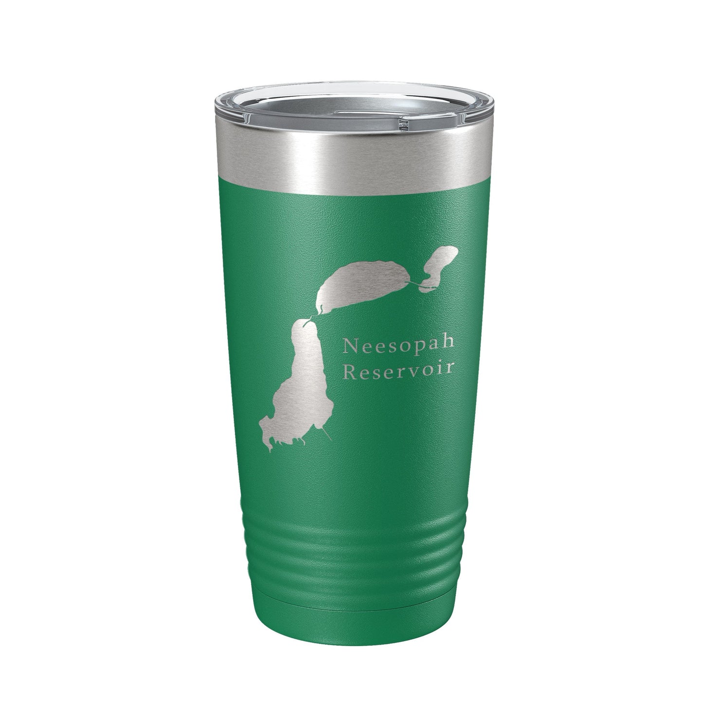 Neesopah Reservoir Tumbler Lake Map Travel Mug Insulated Laser Engraved Coffee Cup Colorado 20 oz-9