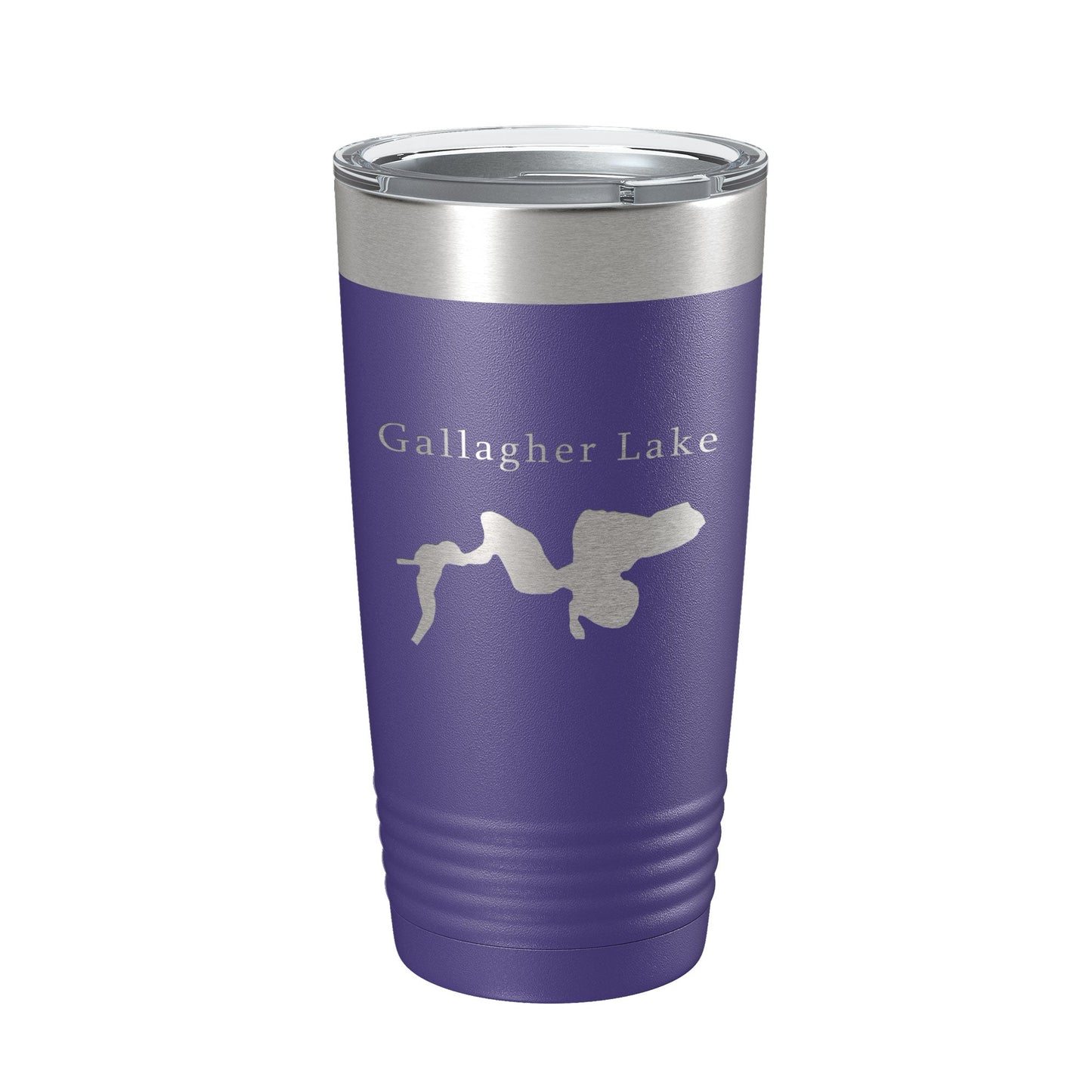 Gallagher Lake Map Tumbler Travel Mug Insulated Laser Engraved Coffee Cup Huron River Chain of Lakes Michigan 20 oz-15