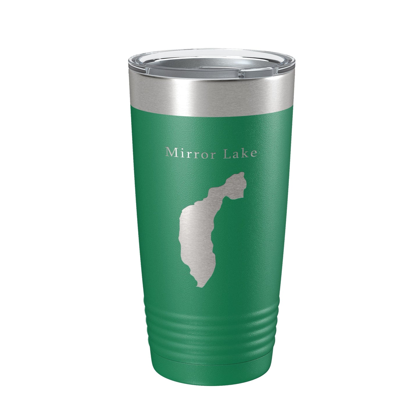 Mirror Lake Map Tumbler Travel Mug Insulated Laser Engraved Coffee Cup New York 20 oz-9