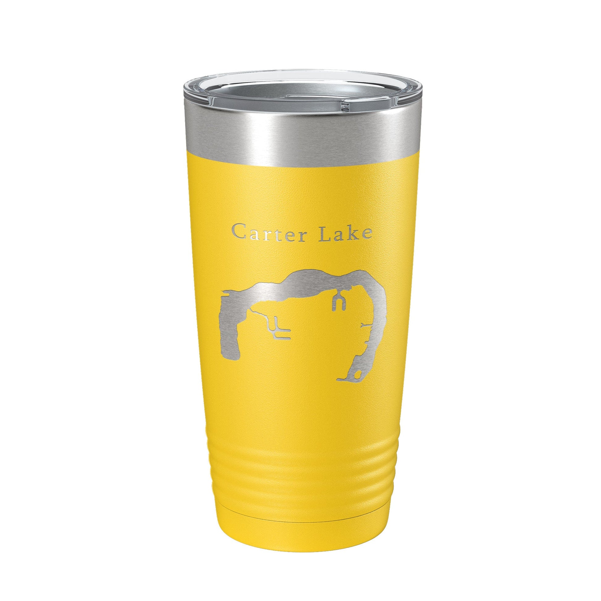 Carter Lake Map Tumbler Travel Mug Insulated Laser Engraved Coffee Cup Iowa Omaha Nebraska 20 oz-4