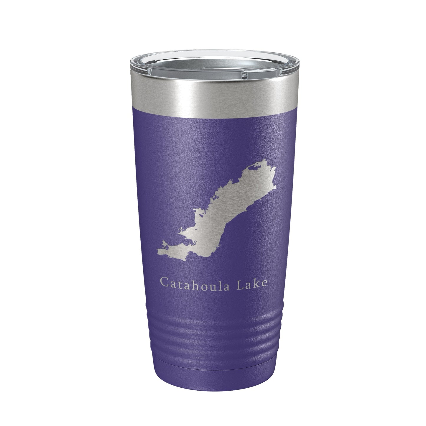 Catahoula Lake Map Tumbler Travel Mug Insulated Laser Engraved Coffee Cup Louisiana 20 oz-15