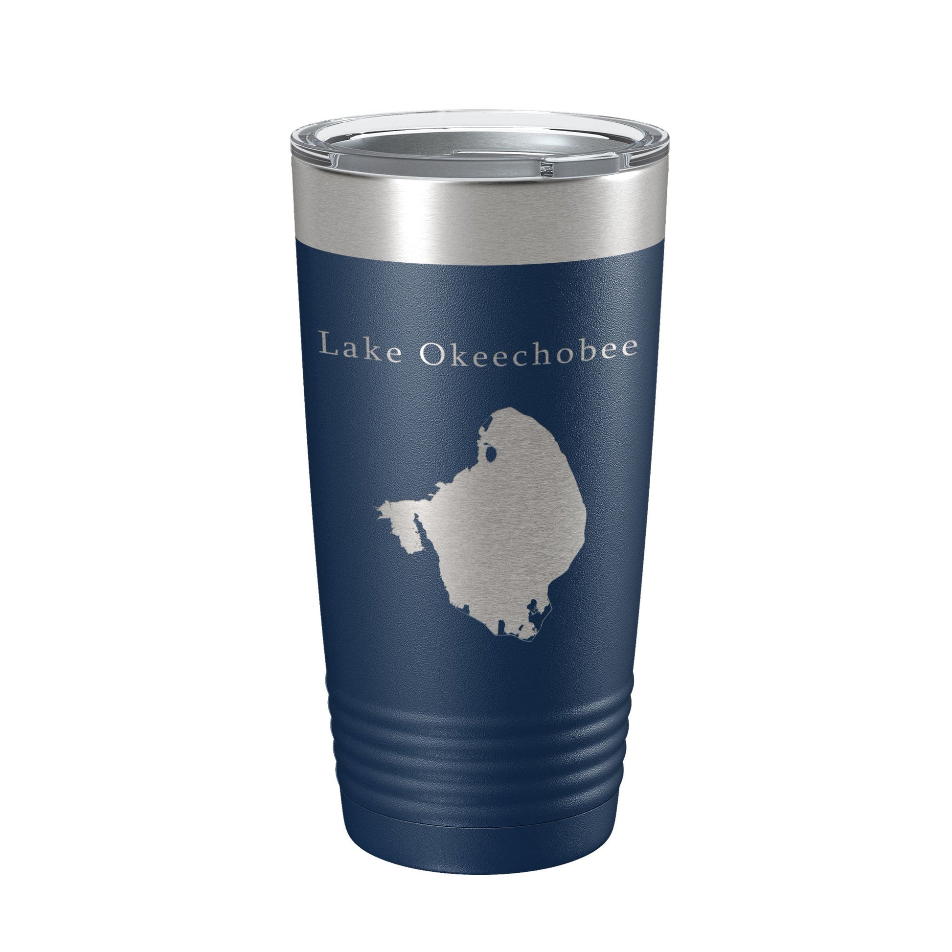 Lake Okeechobee Map Tumbler Travel Mug Insulated Laser Engraved Coffee Cup Florida 20 oz-2