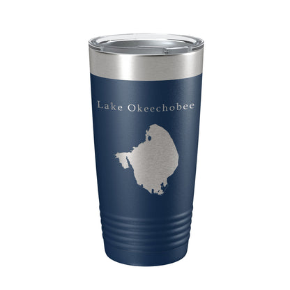Lake Okeechobee Map Tumbler Travel Mug Insulated Laser Engraved Coffee Cup Florida 20 oz-8