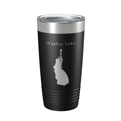 Washoe Lake Map Tumbler Travel Mug Insulated Laser Engraved Coffee Cup Nevada 20 oz-5
